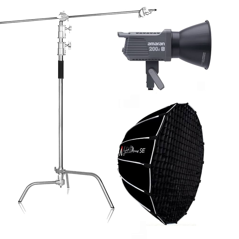 その他 Amaran 200X + Aputure LightDome SE Aputure Amaran 200X-S with Light Dome SE Softbox Light Stand